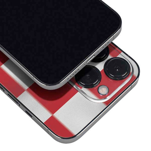 Croatia Soccer Flag iPhone 14 Pro Skin